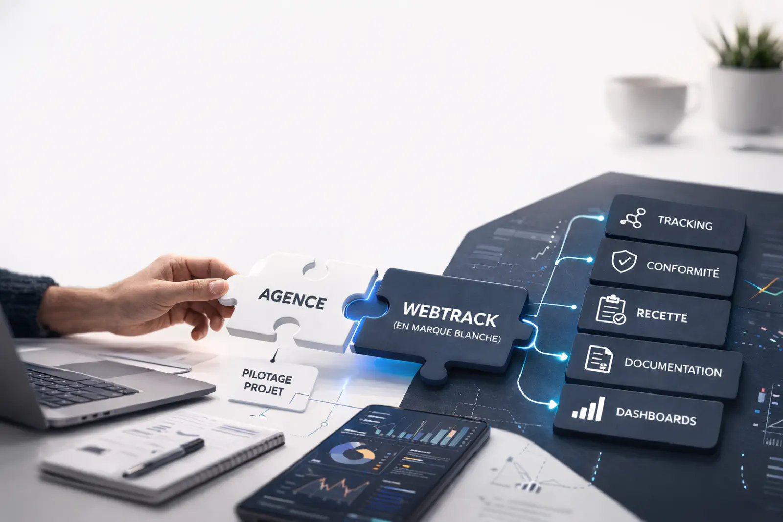 Le renfort tracking en marque blanche pour vos projets clients